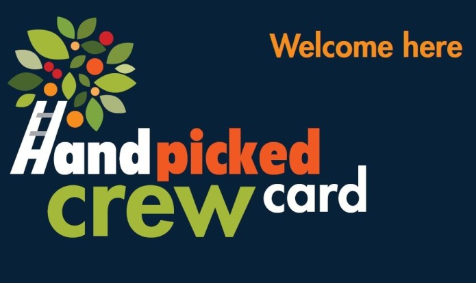 Crewcard welcome sticker